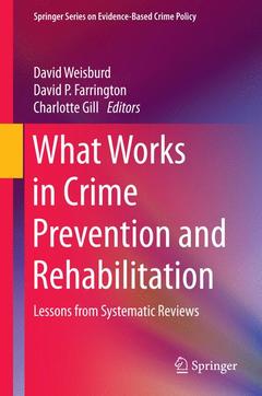 Couverture de l’ouvrage What Works in Crime Prevention and Rehabilitation