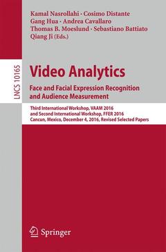 Couverture de l’ouvrage Video Analytics. Face and Facial Expression Recognition and Audience Measurement