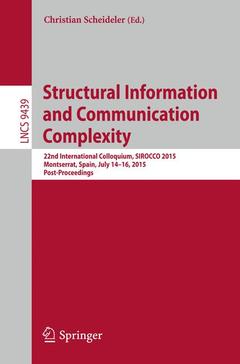 Cover of the book Structural Information and Communication Complexity
