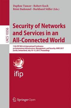 Couverture de l’ouvrage Security of Networks and Services in an All-Connected World