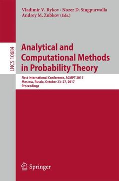 Cover of the book Analytical and Computational Methods in Probability Theory