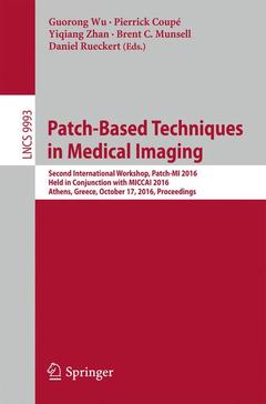 Couverture de l’ouvrage Patch-Based Techniques in Medical Imaging