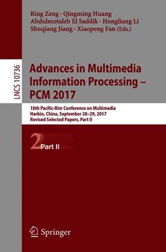 Cover of the book Advances in Multimedia Information Processing – PCM 2017