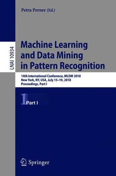 Couverture de l’ouvrage Machine Learning and Data Mining in Pattern Recognition