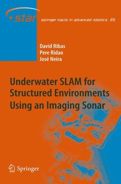Couverture de l’ouvrage Underwater SLAM for Structured Environments Using an Imaging Sonar
