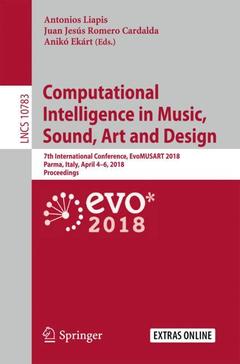 Couverture de l’ouvrage Computational Intelligence in Music, Sound, Art and Design