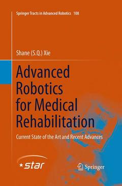 Couverture de l’ouvrage Advanced Robotics for Medical Rehabilitation
