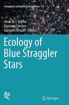 Couverture de l’ouvrage Ecology of Blue Straggler Stars