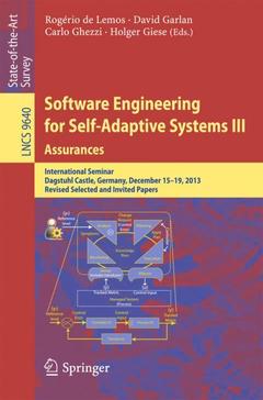 Couverture de l’ouvrage Software Engineering for Self-Adaptive Systems III. Assurances