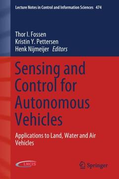 Cover of the book Sensing and Control for Autonomous Vehicles