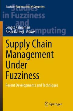 Couverture de l’ouvrage Supply Chain Management Under Fuzziness