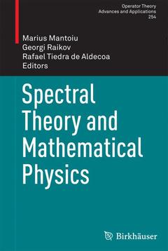 Couverture de l’ouvrage Spectral Theory and Mathematical Physics