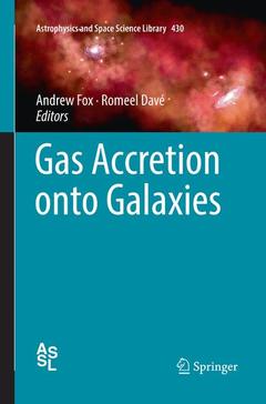 Couverture de l’ouvrage Gas Accretion onto Galaxies 