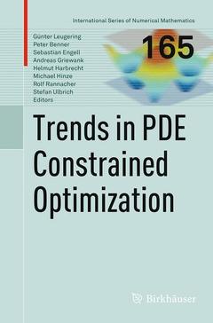 Couverture de l’ouvrage Trends in PDE Constrained Optimization