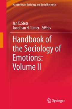 Couverture de l’ouvrage Handbook of the Sociology of Emotions: Volume II