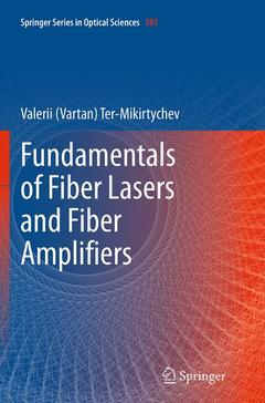 Couverture de l’ouvrage Fundamentals of Fiber Lasers and Fiber Amplifiers