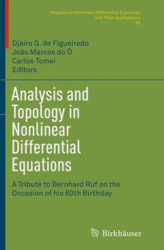 Cover of the book Analysis and Topology in Nonlinear Differential Equations