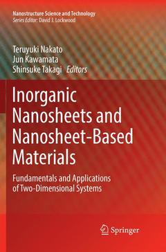 Couverture de l’ouvrage Inorganic Nanosheets and Nanosheet-Based Materials