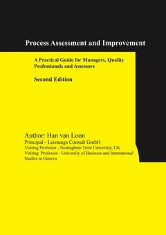 Couverture de l’ouvrage Process Assessment and Improvement
