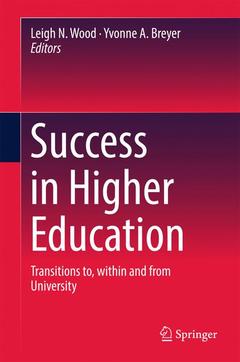 Couverture de l’ouvrage Success in Higher Education