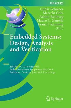 Cover of the book Embedded Systems: Design, Analysis and Verification