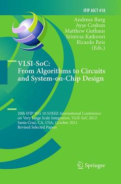 Couverture de l’ouvrage VLSI-SoC: From Algorithms to Circuits and System-on-Chip Design