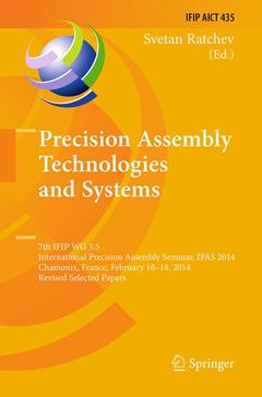 Cover of the book Precision Assembly Technologies and Systems