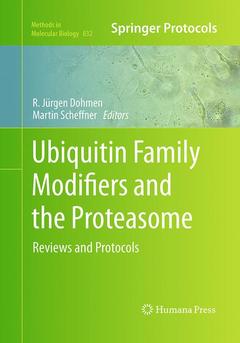 Couverture de l’ouvrage Ubiquitin Family Modifiers and the Proteasome
