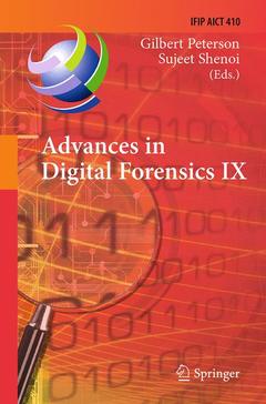 Cover of the book Advances in Digital Forensics IX