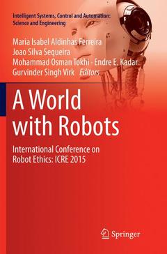 Cover of the book A World with Robots