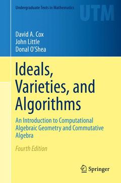 Cover of the book Ideals, Varieties, and Algorithms