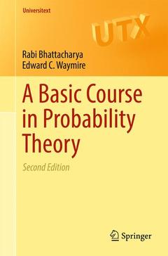 Couverture de l’ouvrage A Basic Course in Probability Theory