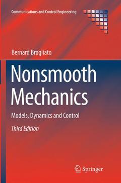 Couverture de l’ouvrage Nonsmooth Mechanics