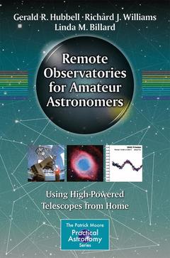 Couverture de l’ouvrage Remote Observatories for Amateur Astronomers