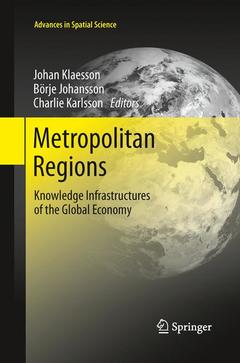 Couverture de l’ouvrage Metropolitan Regions
