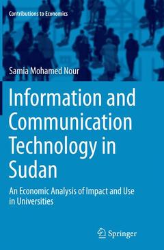 Couverture de l’ouvrage Information and Communication Technology in Sudan