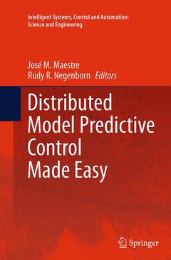 Couverture de l’ouvrage Distributed Model Predictive Control Made Easy