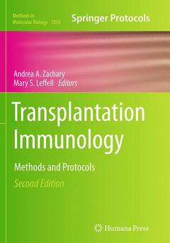 Couverture de l’ouvrage Transplantation Immunology