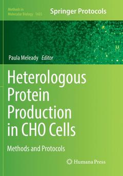 Couverture de l’ouvrage Heterologous Protein Production in CHO Cells