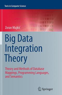 Couverture de l’ouvrage Big Data Integration Theory