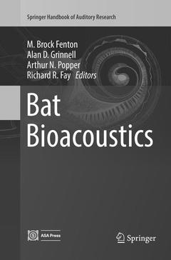 Couverture de l’ouvrage Bat Bioacoustics