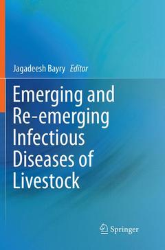 Couverture de l’ouvrage Emerging and Re-emerging Infectious Diseases of Livestock