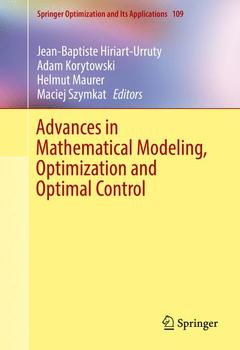 Couverture de l’ouvrage Advances in Mathematical Modeling, Optimization and Optimal Control