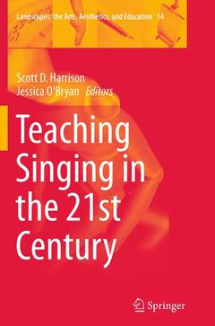 Couverture de l’ouvrage Teaching Singing in the 21st Century