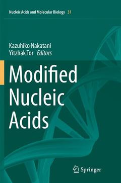Couverture de l’ouvrage Modified Nucleic Acids