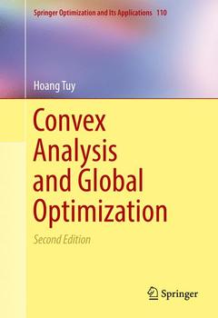 Couverture de l’ouvrage Convex Analysis and Global Optimization