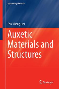 Couverture de l’ouvrage Auxetic Materials and Structures