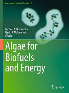 Couverture de l’ouvrage Algae for Biofuels and Energy