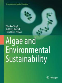 Couverture de l’ouvrage Algae and Environmental Sustainability