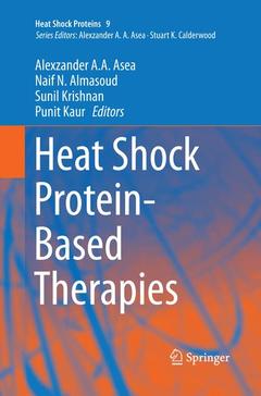 Couverture de l’ouvrage Heat Shock Protein-Based Therapies